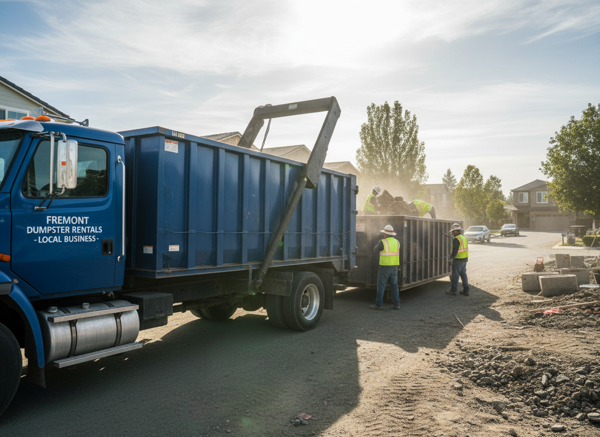 Dumpster Rental work by Dumpster Rental Fremont in Fremont, MI